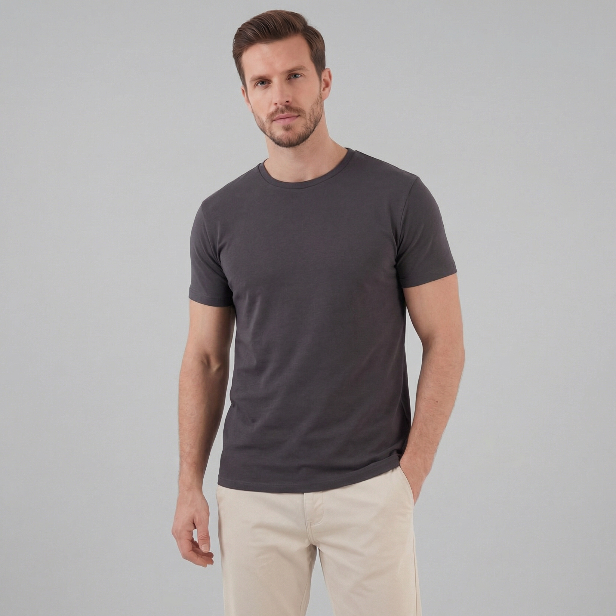 Refined Slim Fit T-Shirt in Classic White