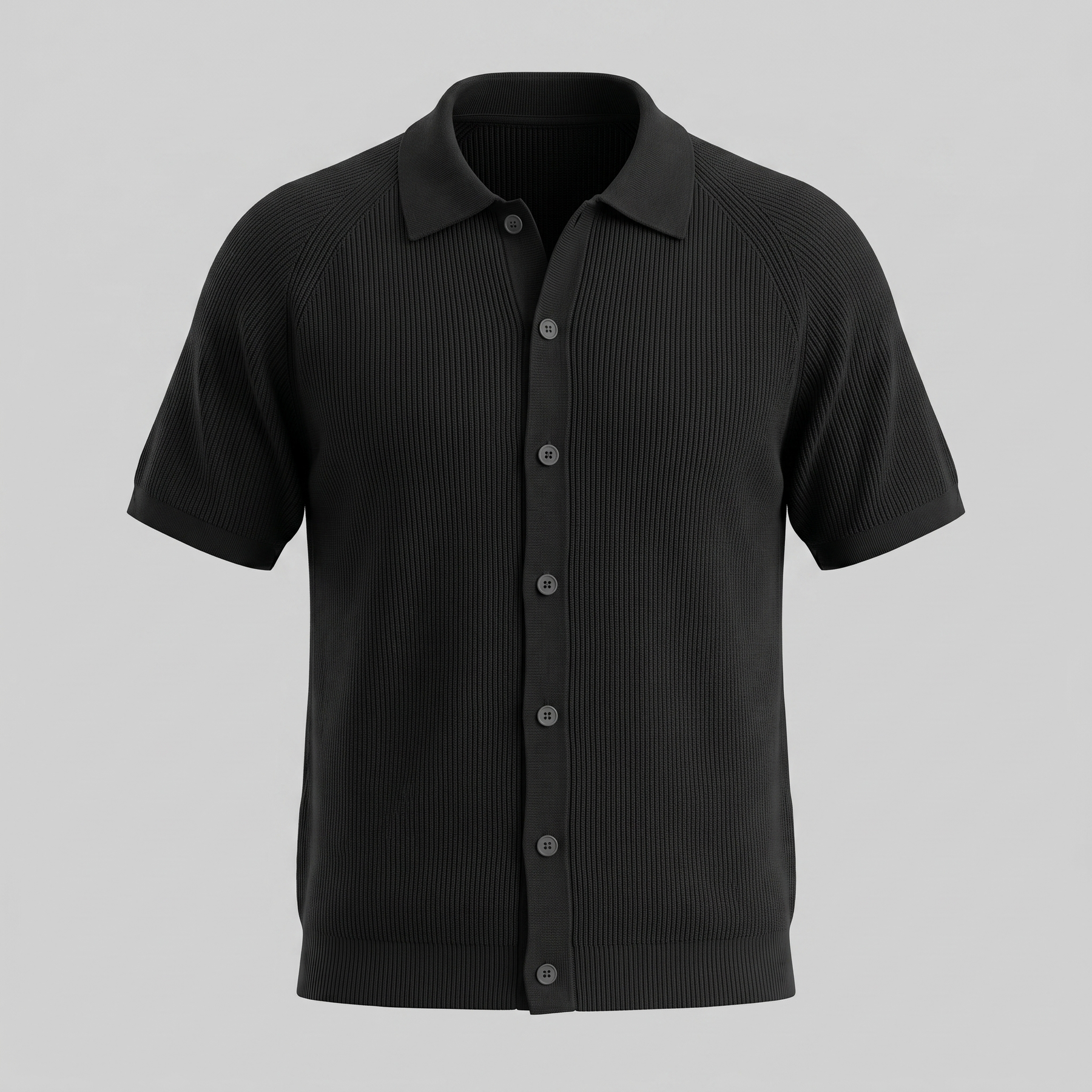 Timeless Long Sleeve Polo in Classic Navy
