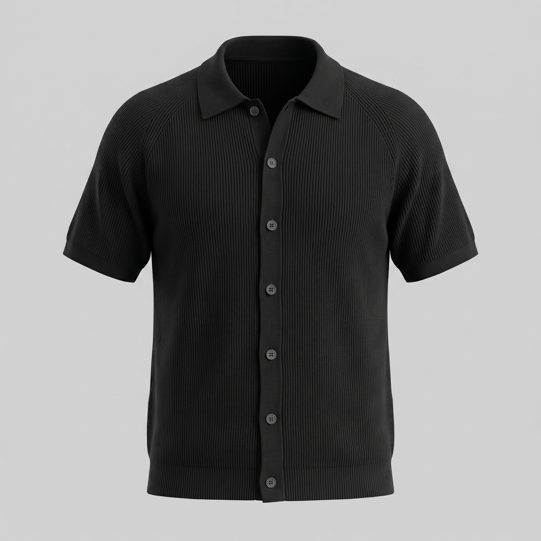 Timeless Long Sleeve Polo in Classic Navy