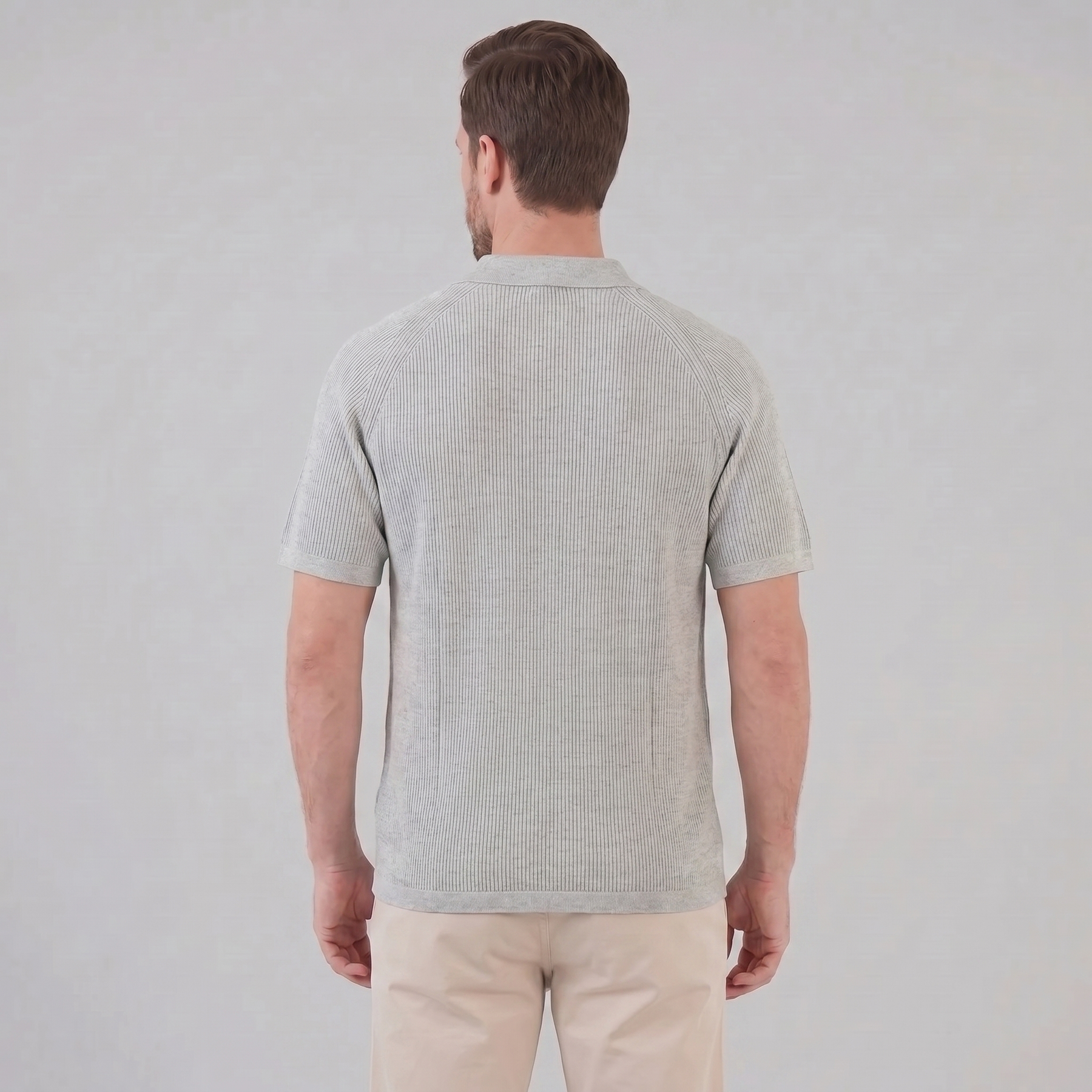 Timeless Long Sleeve Polo in Classic Navy