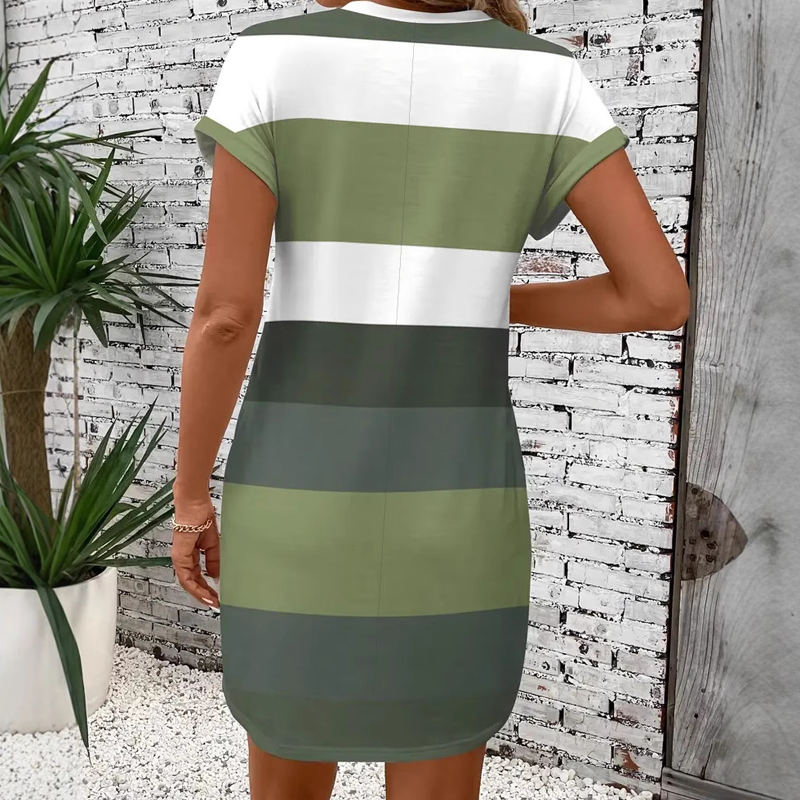 Elysian Silk Roundneck Dress