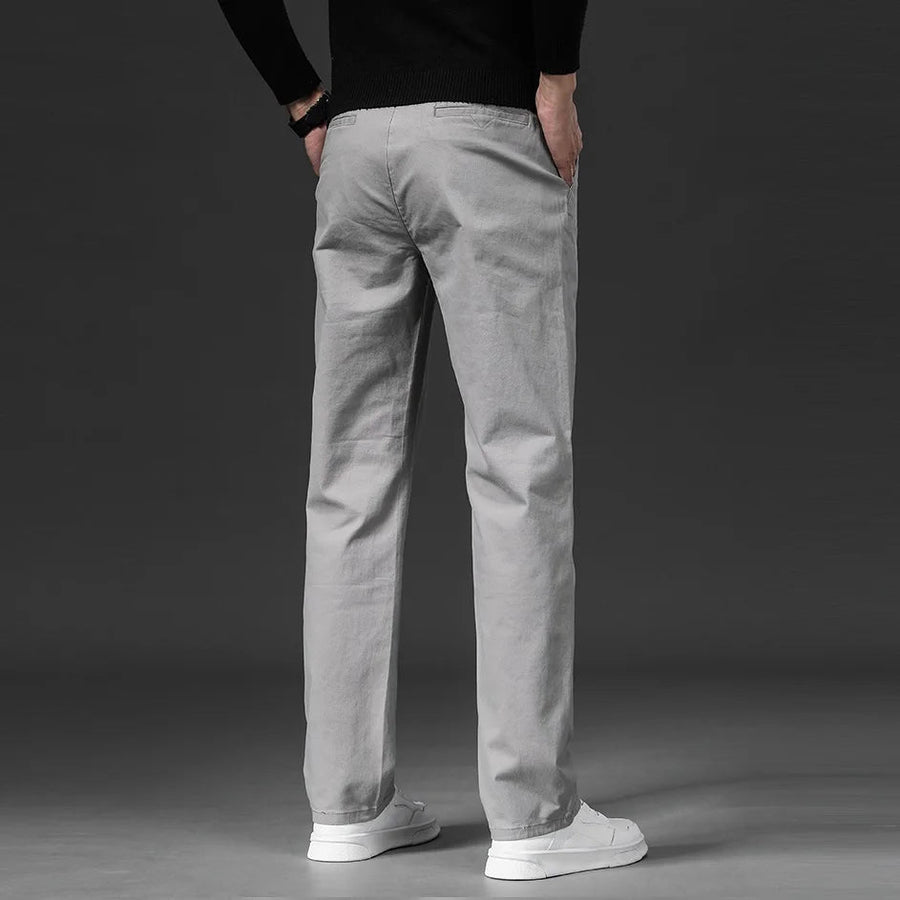 Slim Fit Stretch Chino in Classic Beige