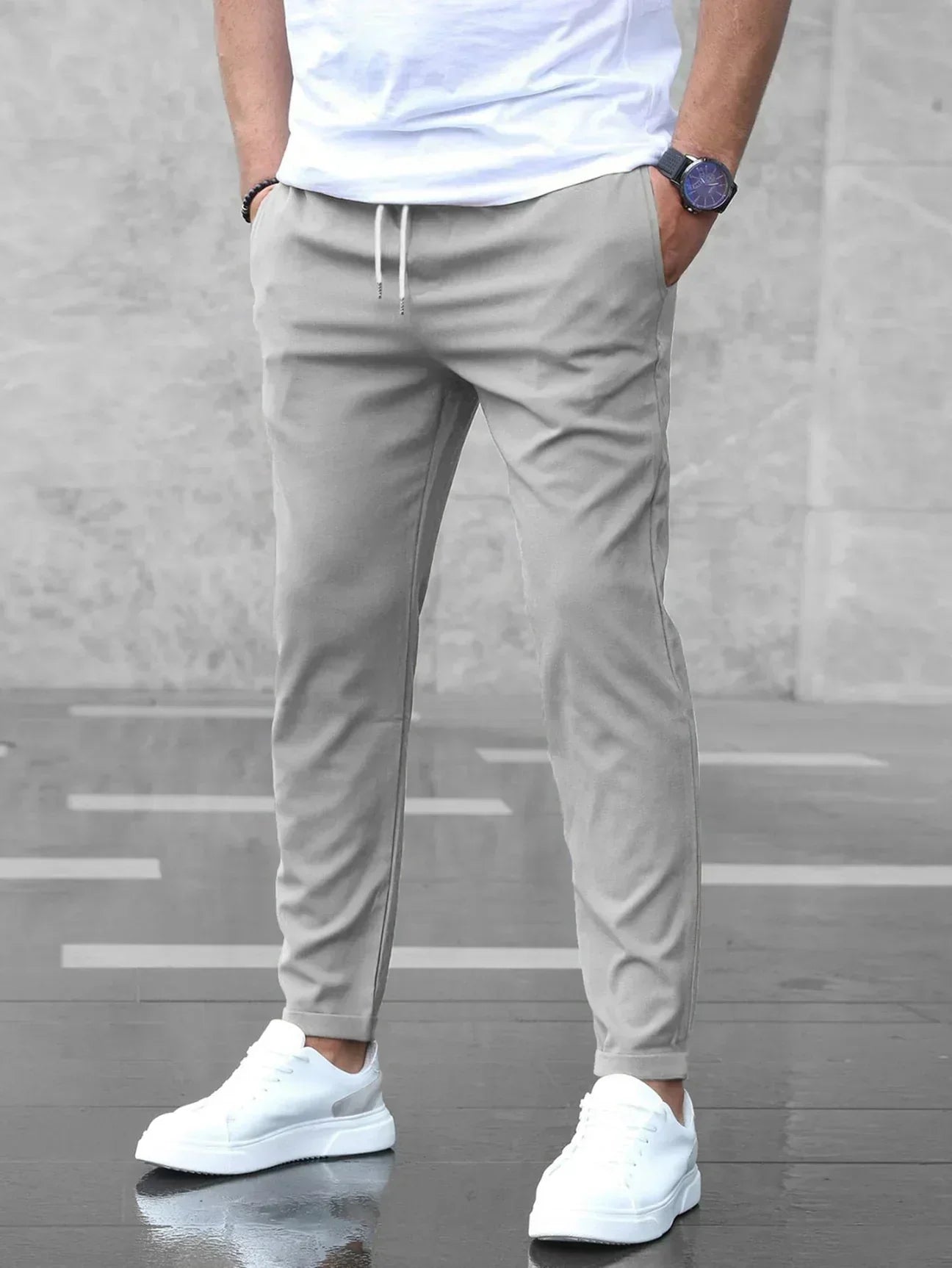 Refined Stretch Trousers for Gentlemen