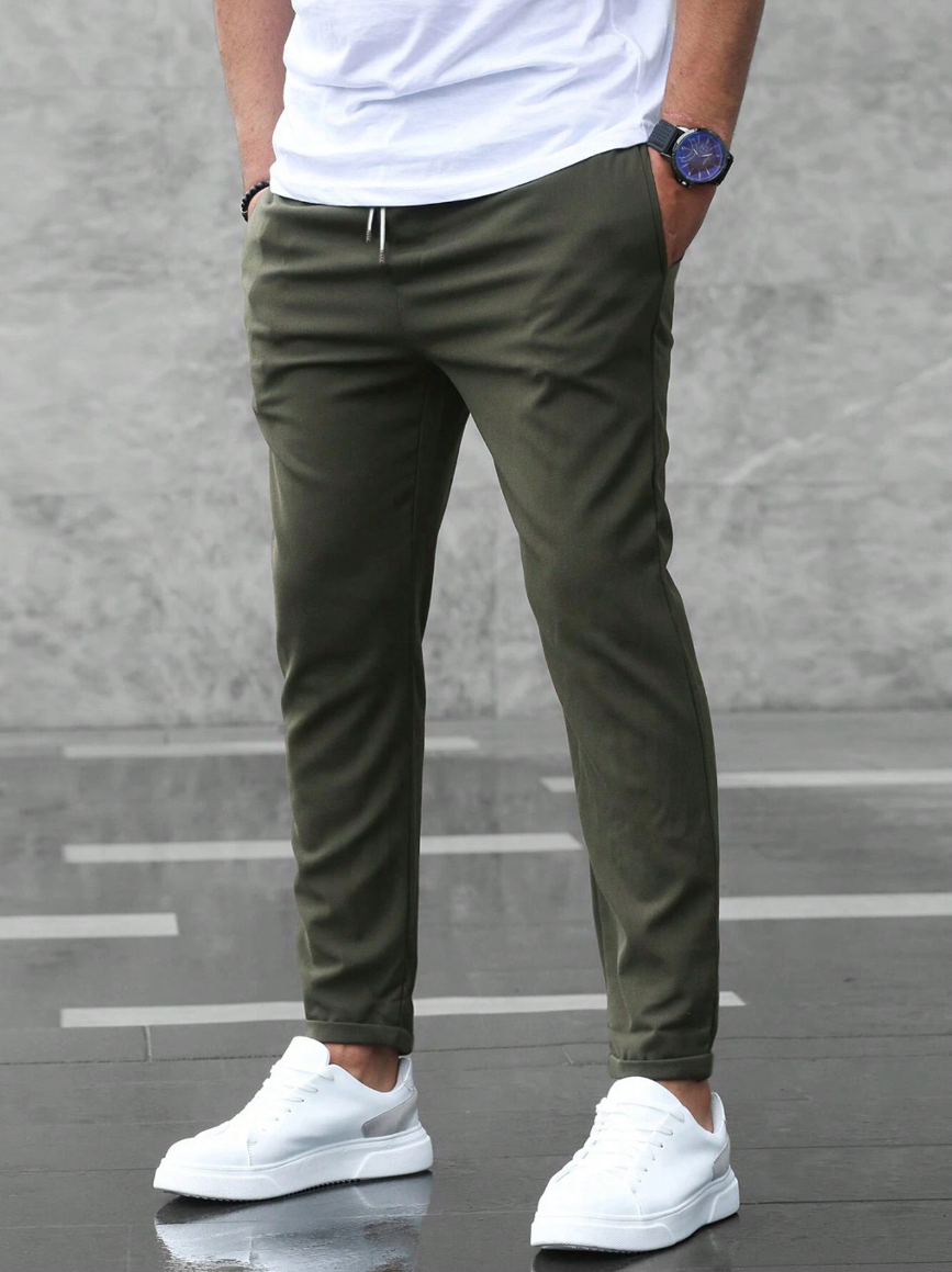 Refined Stretch Trousers for Gentlemen
