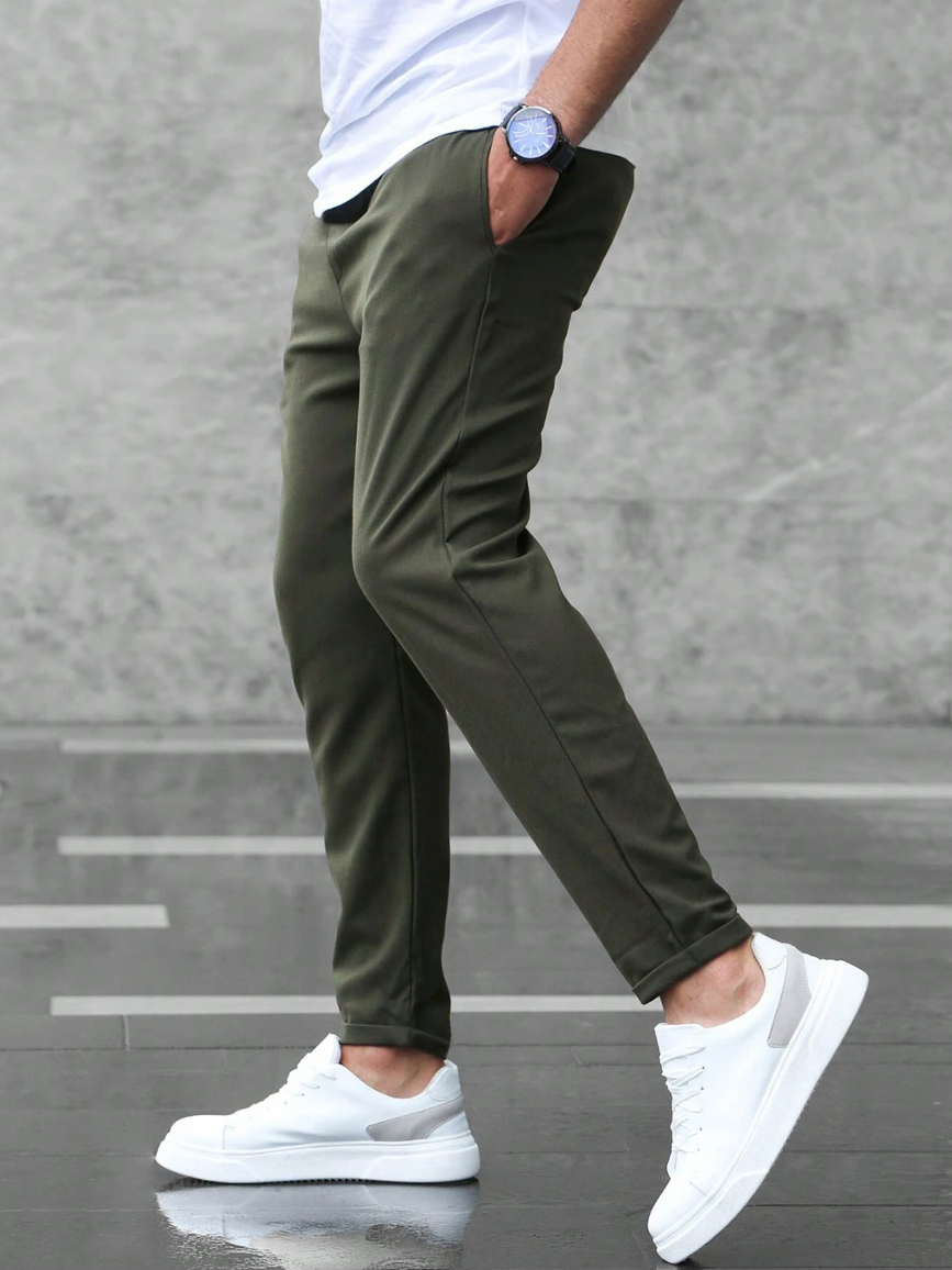 Refined Stretch Trousers for Gentlemen