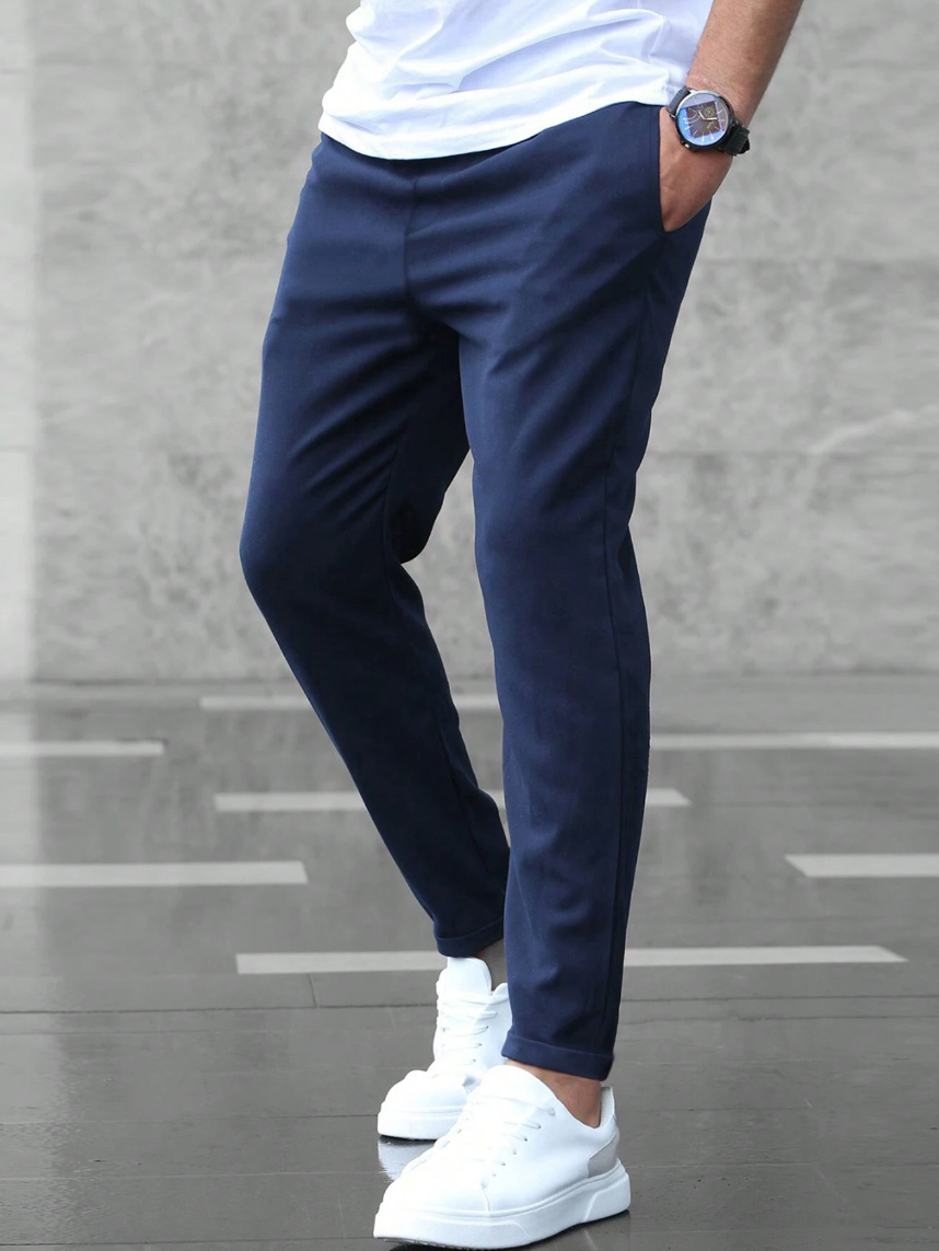 Refined Stretch Trousers for Gentlemen