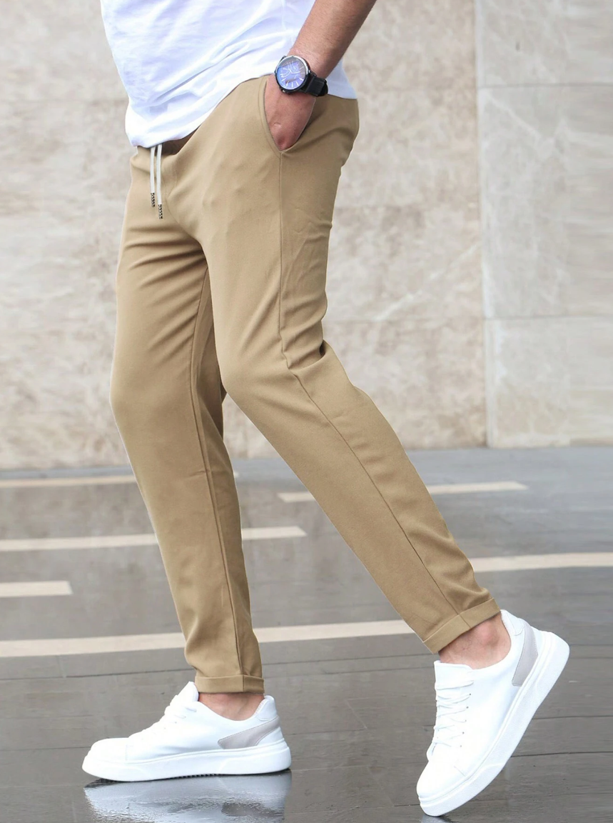 Refined Stretch Trousers for Gentlemen