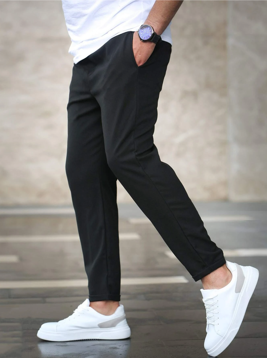 Refined Stretch Trousers for Gentlemen