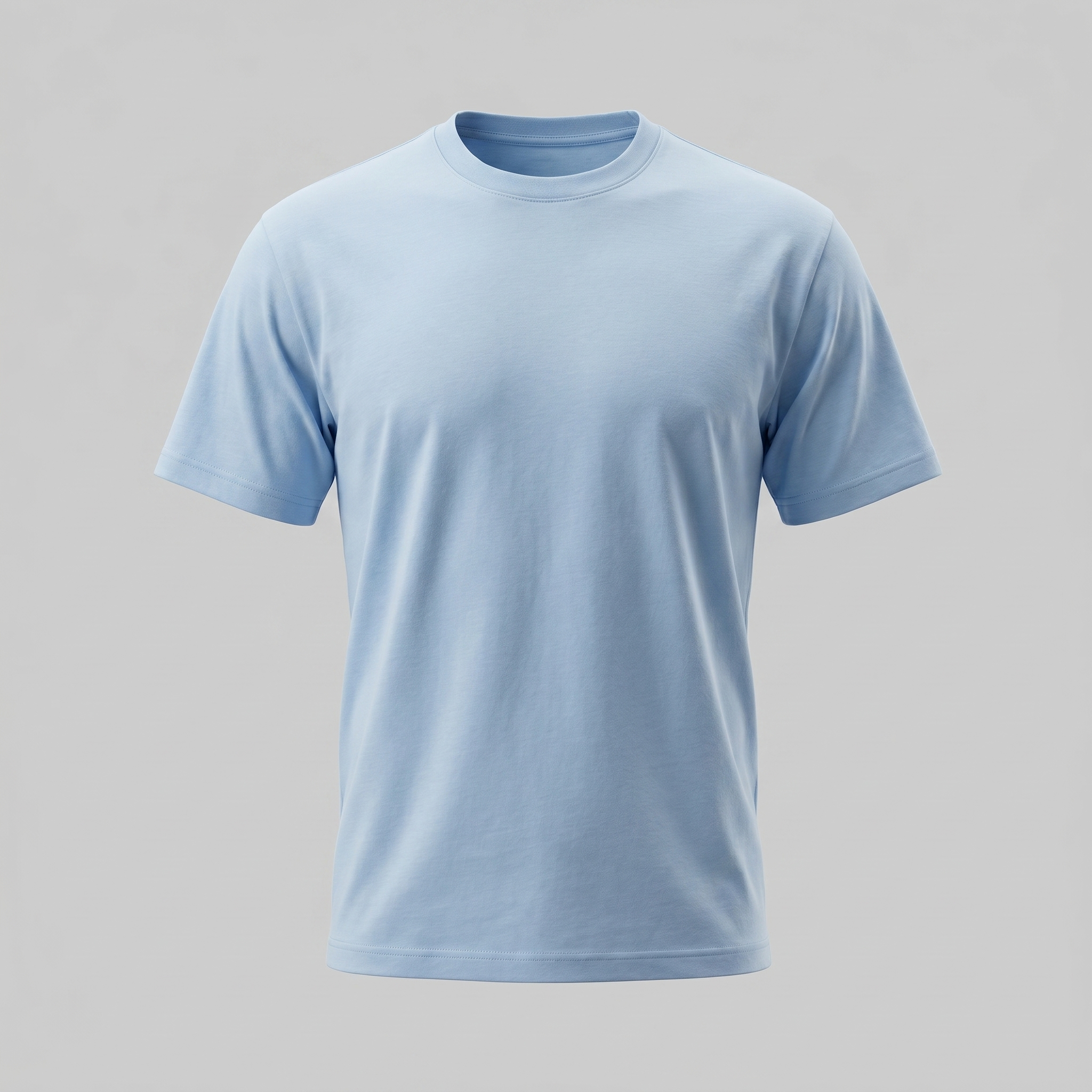 Cotton Crew Neck T-Shirt in Classic White