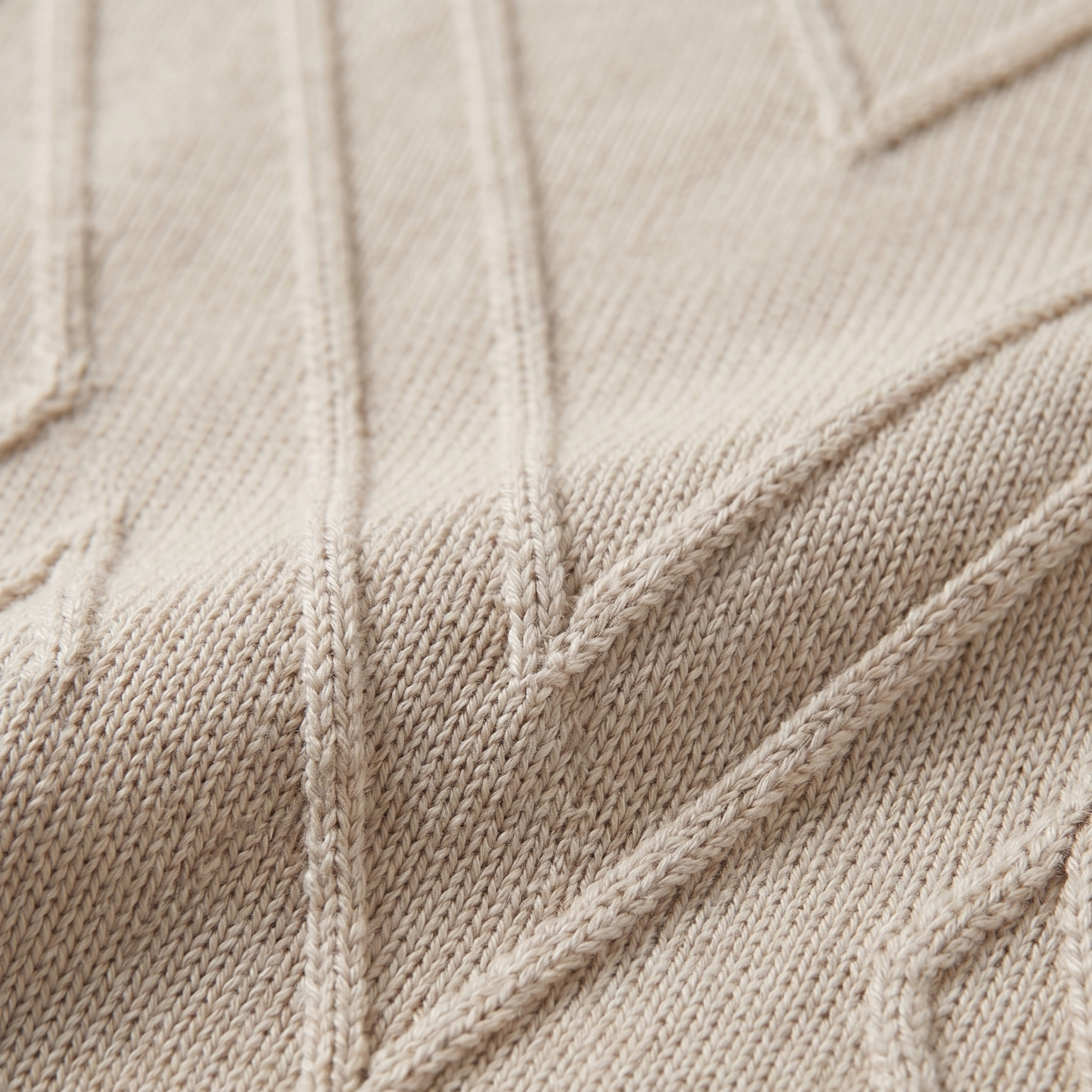 Textured Long Sleeve Crew Neck T-Shirt