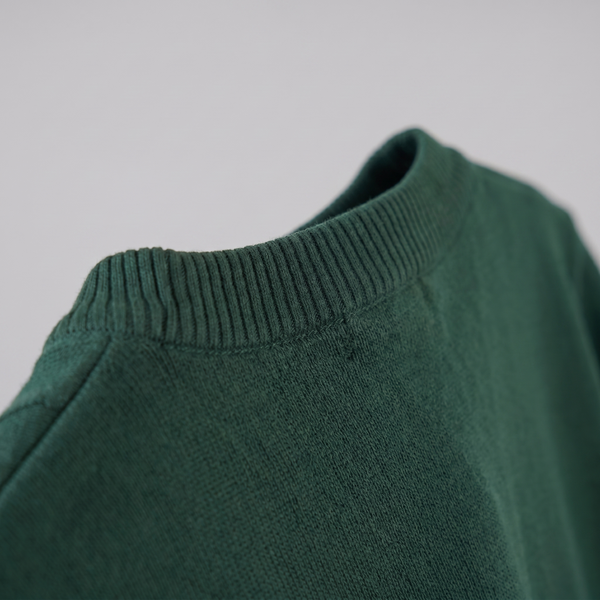 Textured Long Sleeve Crew Neck T-Shirt