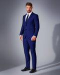 Textured Tailored Fit Stretch Blazer