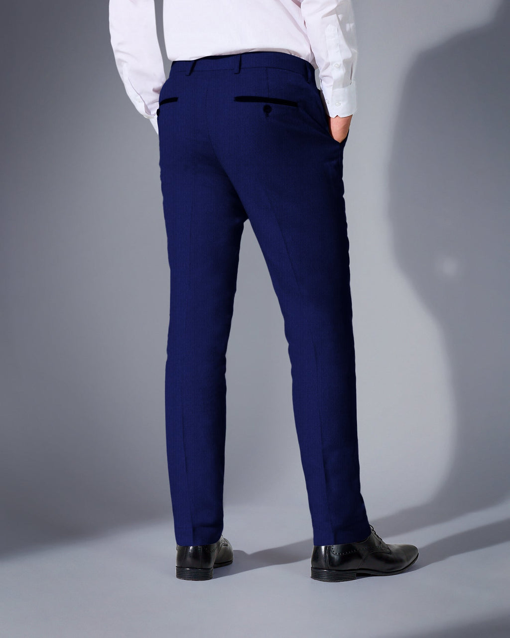 Textured Tailored Fit Stretch Blazer