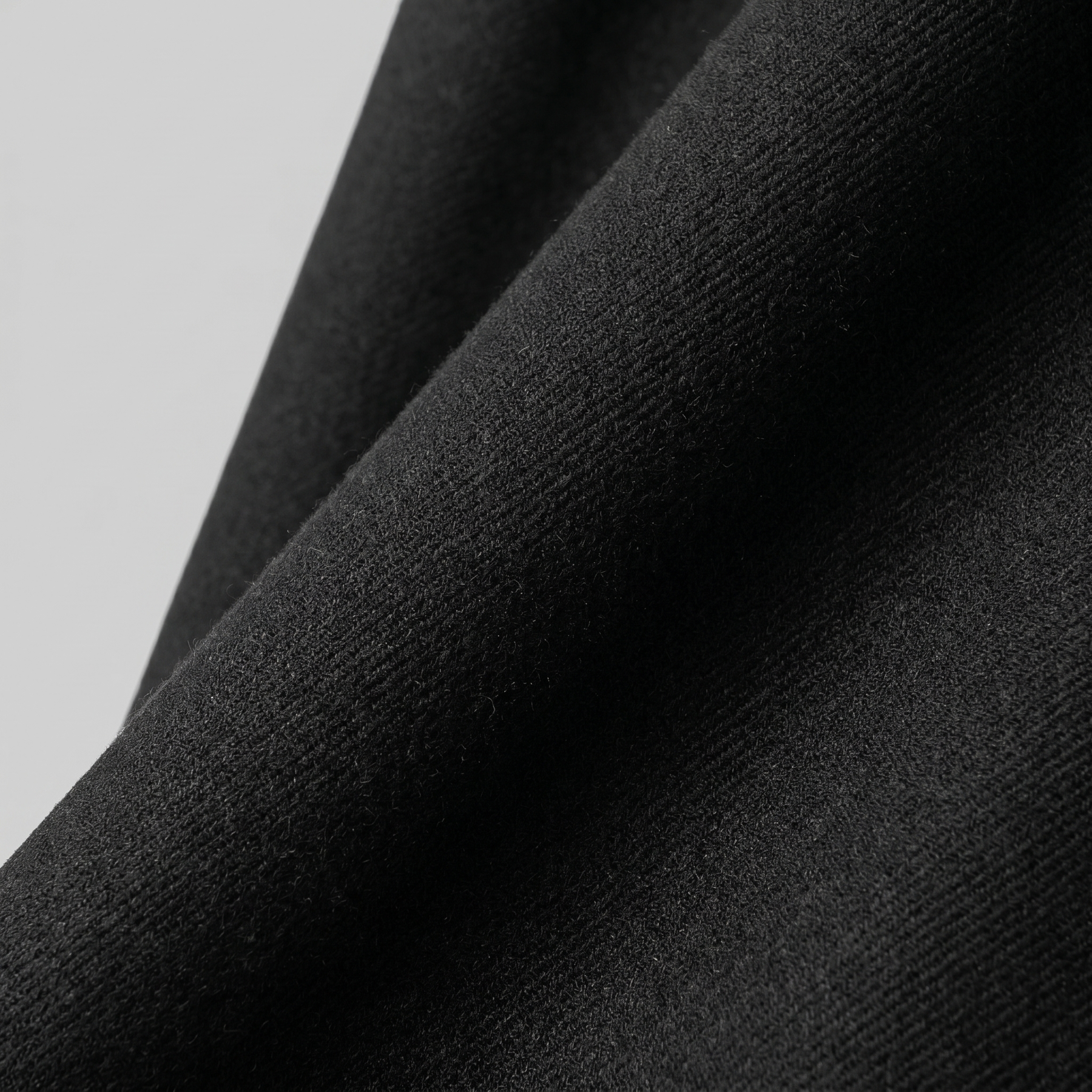 Belted Wide-Leg Trousers in Classic Charcoal