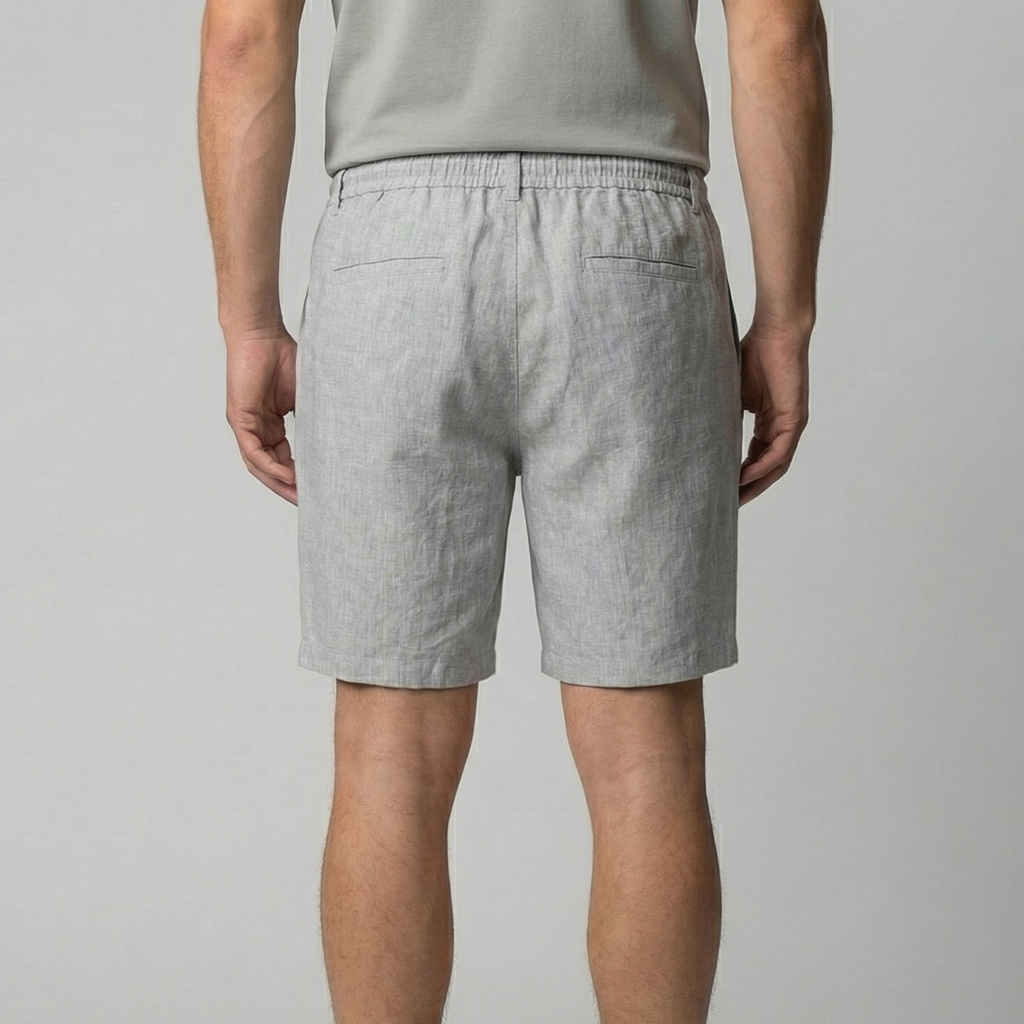 Men's Relaxed Fit Summer Shorts in Classic Beige