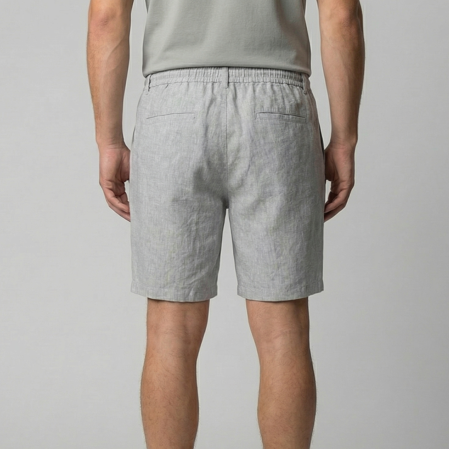 Men's Relaxed Fit Summer Shorts in Classic Beige