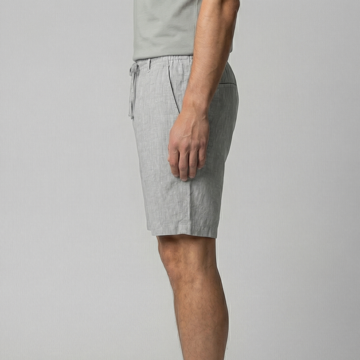Men's Relaxed Fit Summer Shorts in Classic Beige