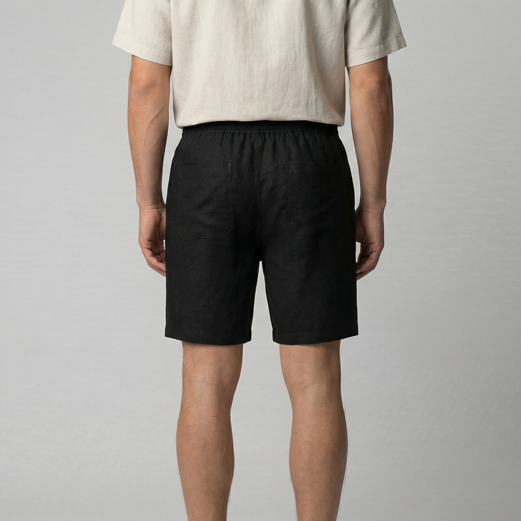 Men's Relaxed Fit Summer Shorts in Classic Beige