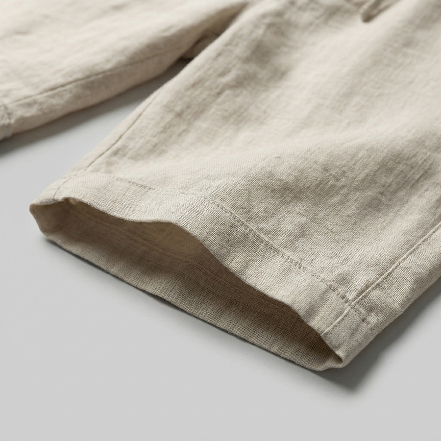 Men's Relaxed Fit Summer Shorts in Classic Beige