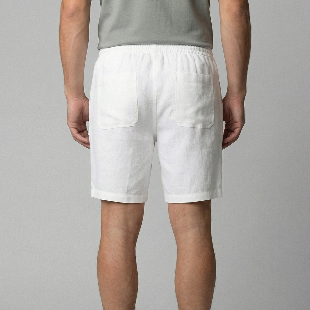 Men's Relaxed Fit Summer Shorts in Classic Beige