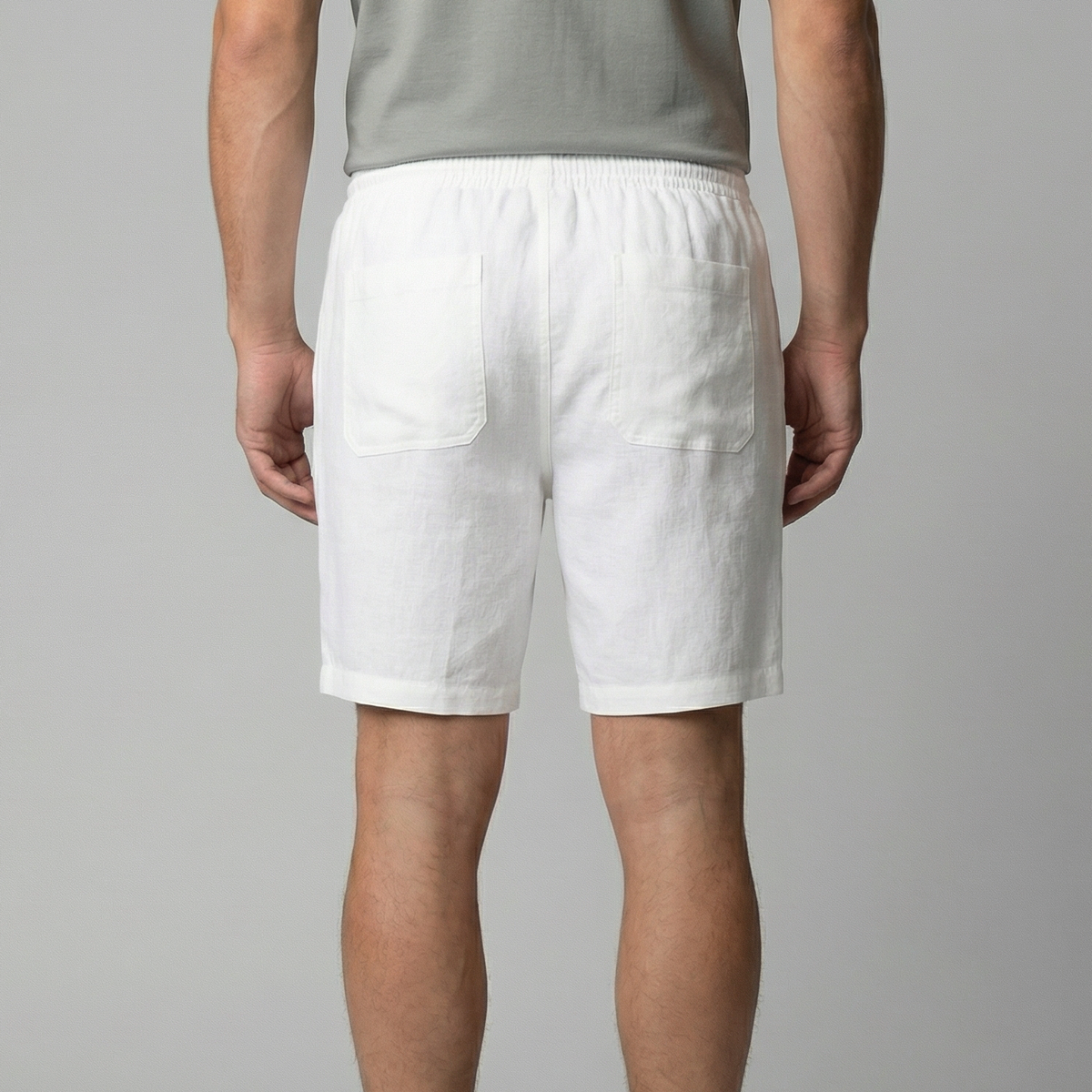 Men's Relaxed Fit Summer Shorts in Classic Beige