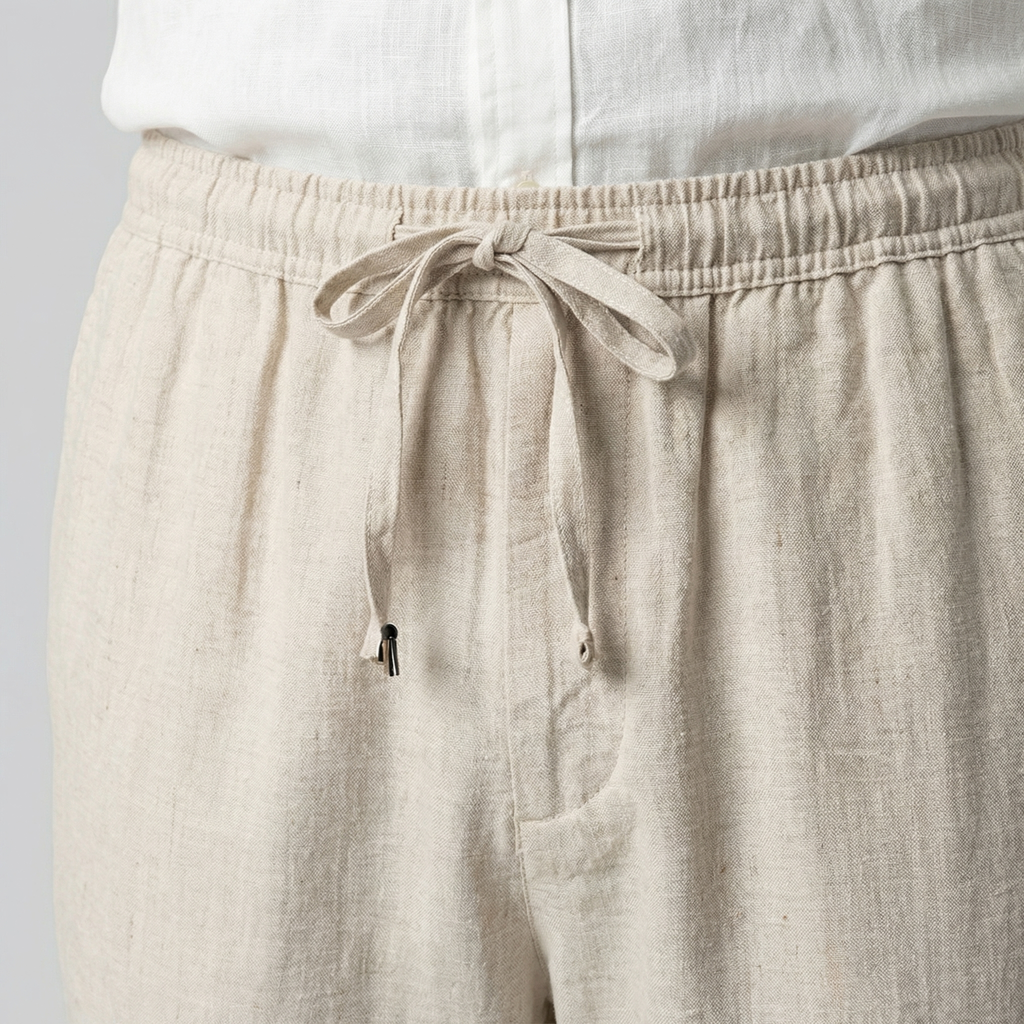 Men's Relaxed Fit Summer Shorts in Classic Beige