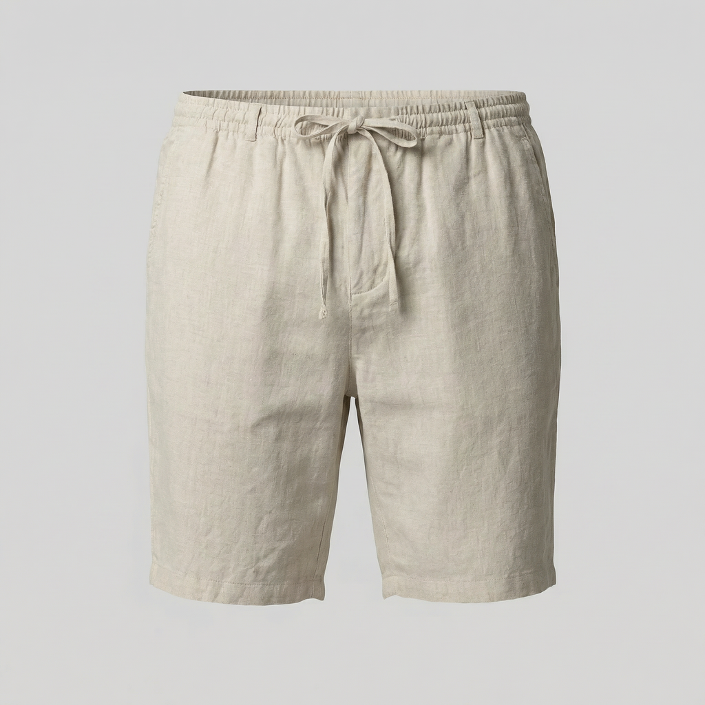 Men's Relaxed Fit Summer Shorts in Classic Beige