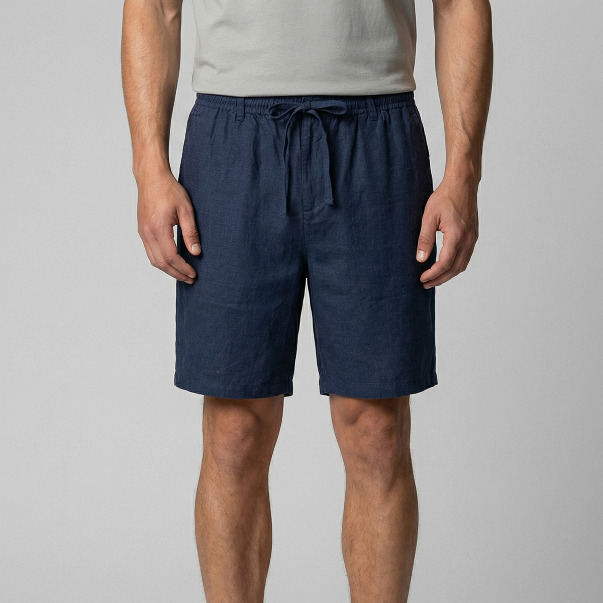 Men's Relaxed Fit Summer Shorts in Classic Beige
