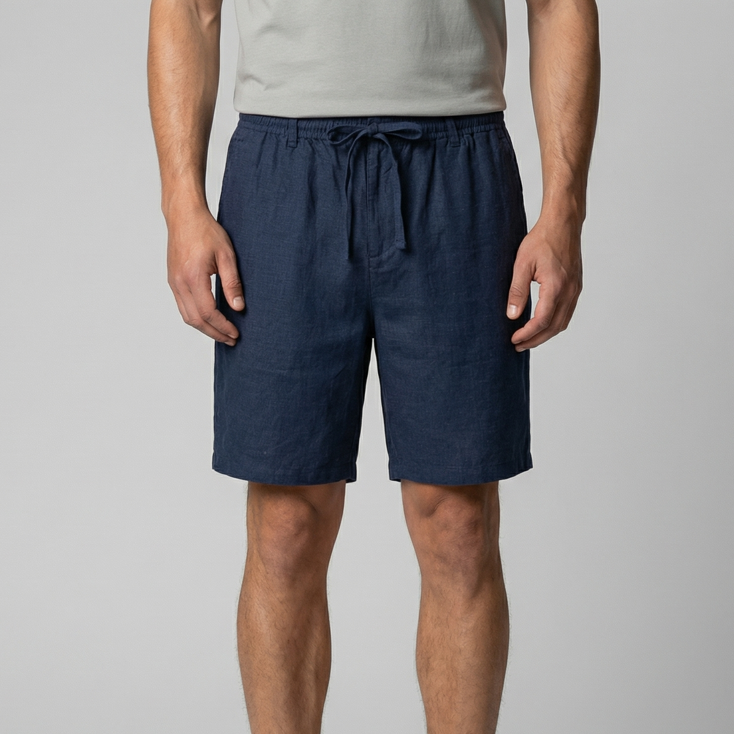 Men's Relaxed Fit Summer Shorts in Classic Beige