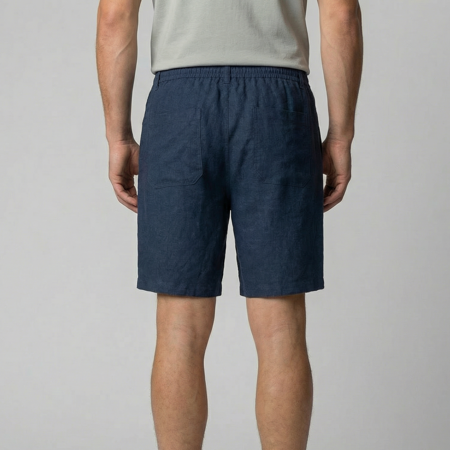 Men's Relaxed Fit Summer Shorts in Classic Beige