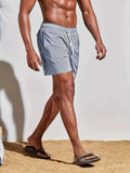 Men's Striped Swim Shorts in Summer Palette
